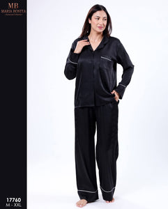 ✨ Pyjama Satin  – Luxe & Élégance au Quotidien 🌙👑