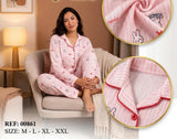 Pyjama en Velours Noir pour Femme