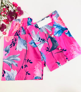 ✨ Pyjama Femme en Rallon – Douceur & Féminité en Rose ✨