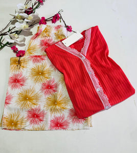 Pyjama Femme Demi-Manches – Confort et Douceur