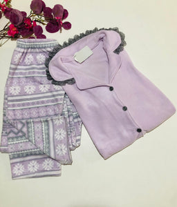 🌙 Pyjama Femme en Polaire – Douceur & Chaleur