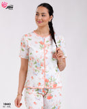 Pyjama Femme Floral – Douceur & Fraîcheur Pastel 🌼
