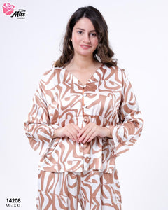 ✨ Pyjama Femme Satin de Soie – Style Moderne & Confort Absolu ✨