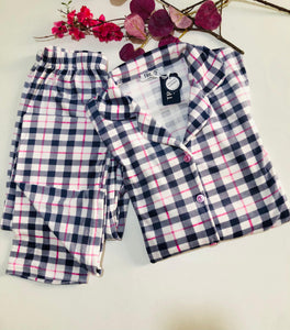 🌙 Pyjama Femme à Carreaux – Confort & Style Classique