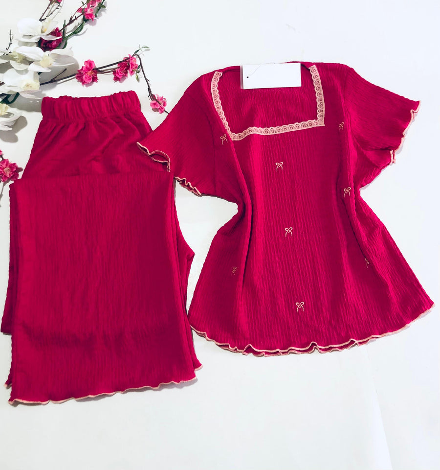 Pyjama Femme en Fibre de Coton – Douceur et Élégance