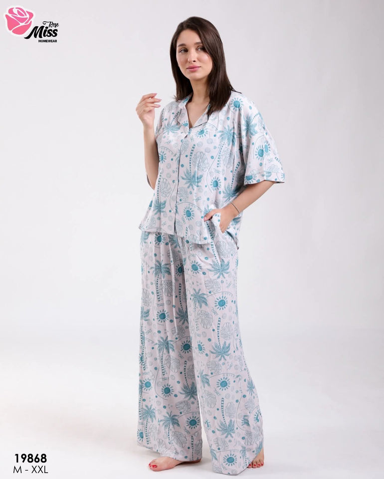 ✨ Pyjama Femme en Rallon – Élégance & Confort Absolu ✨