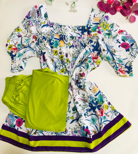 ✨ Pyjama Femme Confort & Élégance – Vert ✨