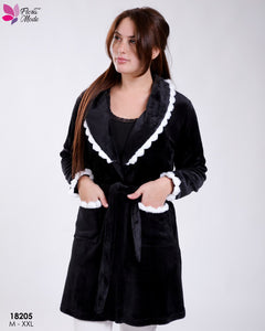 Peignoir Femme en Polaire – Élégance & Confort Absolu