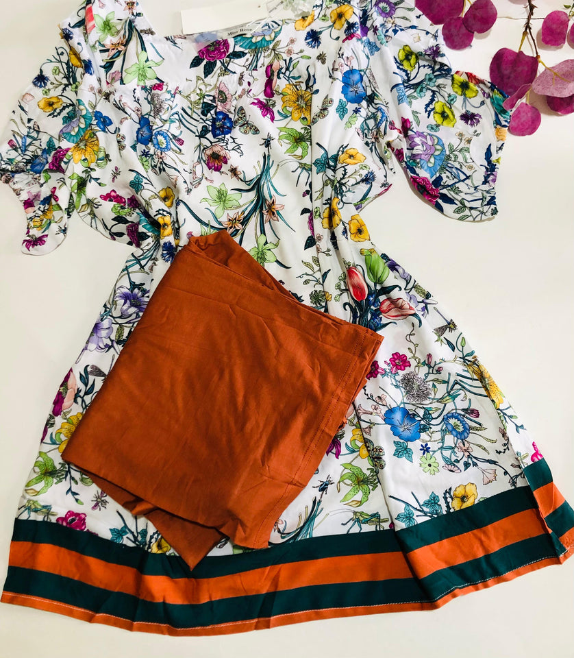 ✨ Pyjama Femme Confort & Élégance – Orange ✨ ()