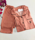 Pyjama Femme Élégant & Confort Absolu – Rose Poudré