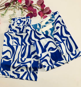 💙 Pyjama Femme Satin de Soie – Élégance en Bleu 💙