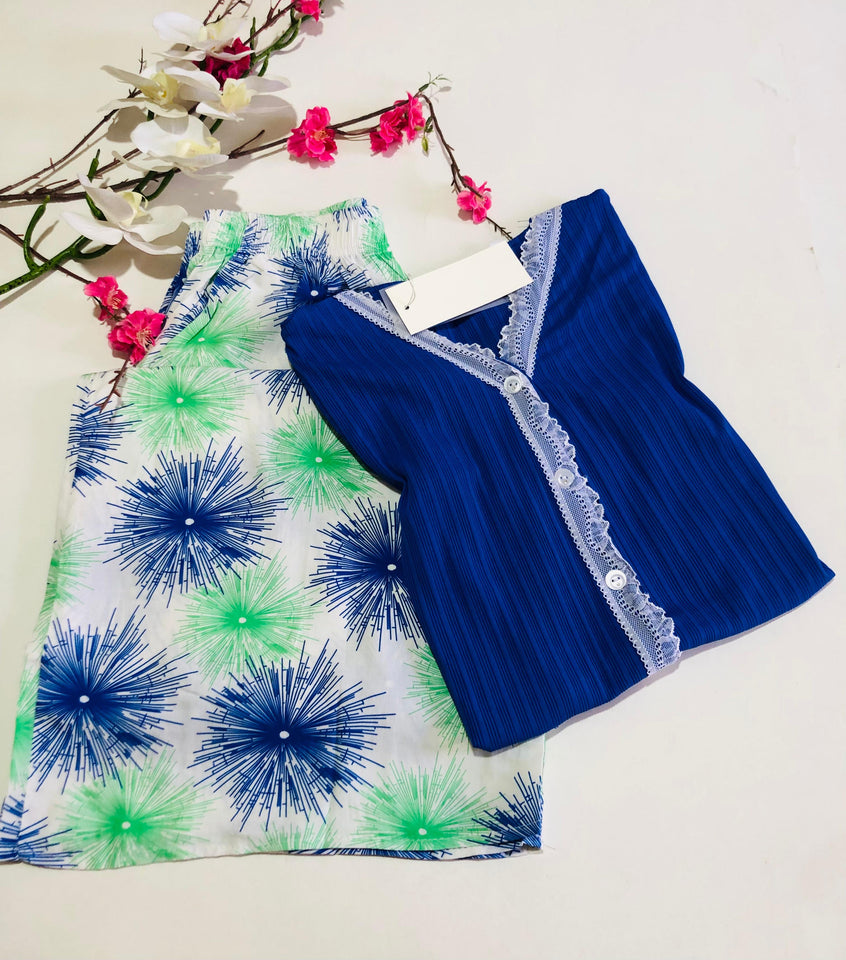 Pyjama Femme Demi-Manches – Confort et Douceur
