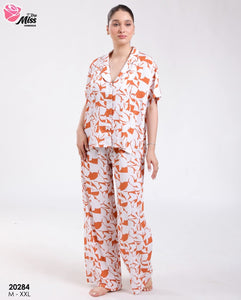 🤎 Pyjama Femme en Rallon Marron – Élégance Naturelle & Confort Absolu 🤎