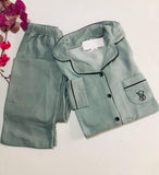 Pyjama Femme Élégant & Confort Absolu – Vert d’Eau