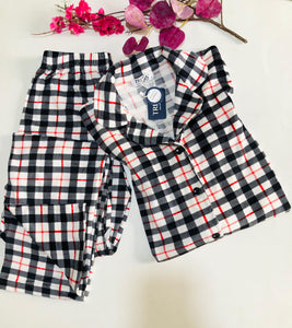 🌙 Pyjama Femme à Carreaux – Confort & Style Classique