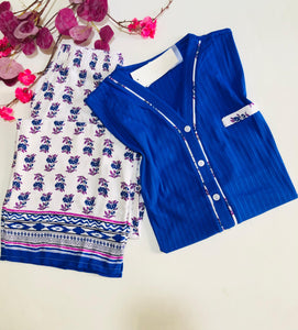 Pyjama Femme Confort & Élégance 💙🌸