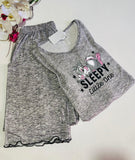 Pyjama Femme Gris "Sleepy Little One"