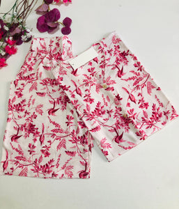 ✨ Pyjama Femme en Rallon Rose – Douceur & Élégance ✨