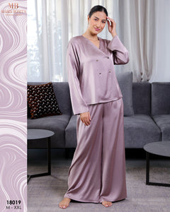 Pyjama en Satin de Soie – Luxe & Douceur – Maria Bonita ✨