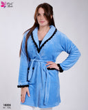 💙 Peignoir Femme Polaire – Confort & Élégance Hiver (Copie)