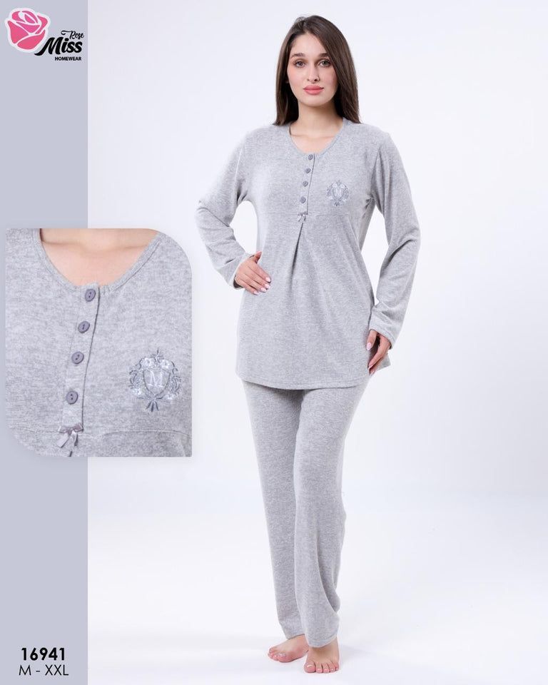 Pyjama Femme 3 Pièces Confort & Élégance 💎