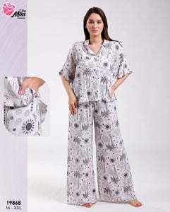 Pyjama Femme en Rallon – Douceur & Style Intemporel 🖤