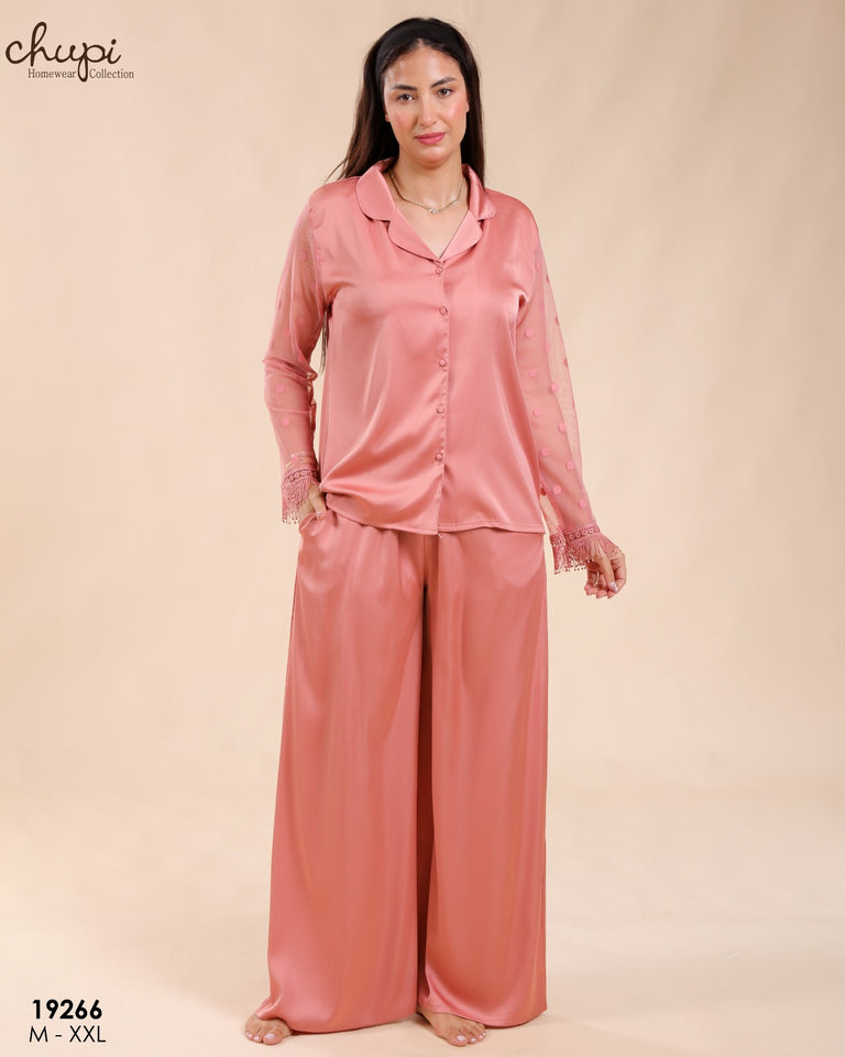 ✨ Pyjama Satin de Soie – Douceur & Élégance Féminine ✨