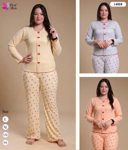 Pyjama Femme Grande Taille 🌙❤️