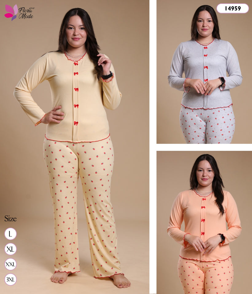 Pyjama Femme Grande Taille 🌙❤️