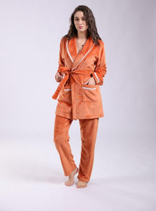 ✨ Pyjama Femme en Polaire Ultra-Douce – Confort & Élégance à Domicile