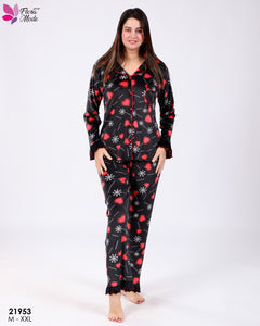 Pyjama Luxe en Velours Doux Flora ✨