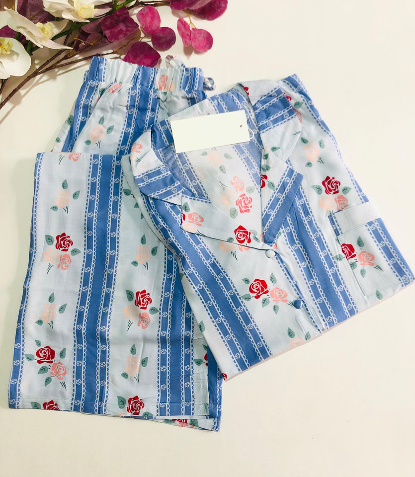 Ensemble Pyjama Femme – Confort & Élégance Florale 🌸