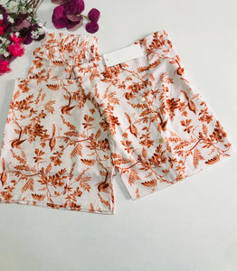 ✨ Pyjama Femme en Rallon Orange – Fraîcheur & Style Vibrant ✨