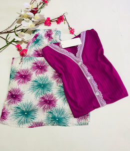 Pyjama Femme Demi-Manches – Confort et Douceur