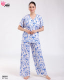 ✨ Pyjama Femme en Rallon Bleu Ciel – Fraîcheur & Confort Absolu ✨